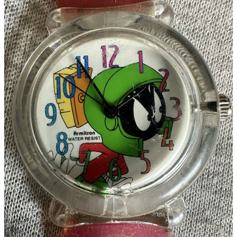 Vintage 1997 Warner Bros Marvin The Martian Armitron Hong Kong Movement UNTESTED